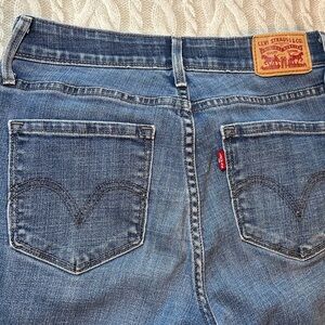 Levi's Indigo 525 Straight Jeans